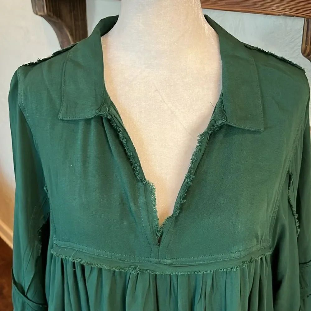 Meritt BABYDOLL DRESS IN HUNTER, S! - Picture 2 of 9